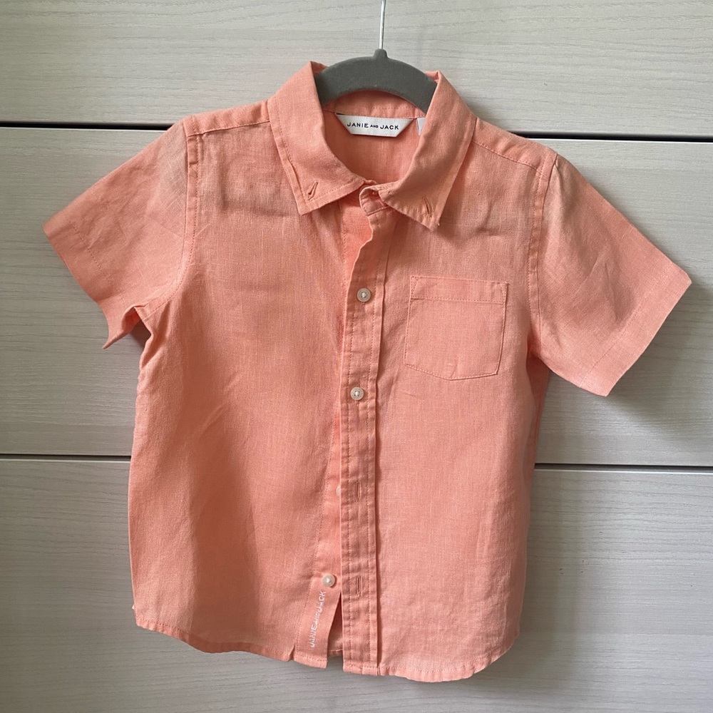 Janie and Jack short sleeve shirt